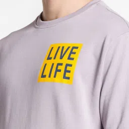 ODCC Men Typography Printed Pockets Slim Fit T-shirt image 4