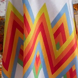 SPUNKIES One Shoulder Frill Top with Multicolor Printed Skirt image 5