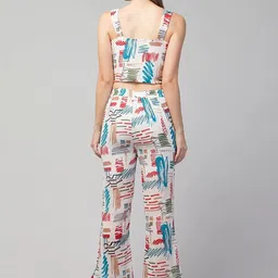 LERIYA FASHION Print Cotton Crop Top image 2