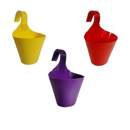 go hooked Hook Railing Planter Hanging Pots for Plant-picture-6