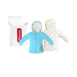 VParents Unisex Multicolor Reversible Printed Hooded Baby Jacket-picture-44