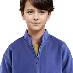 RARE ONES Boys Crop Varsity Jacket with Embroidered image 4