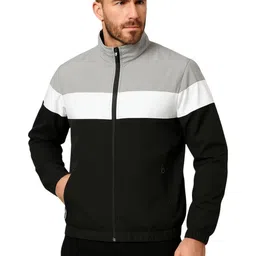 Zuhper Men Colourblocked Lightweight Sporty Jacket-picture-29