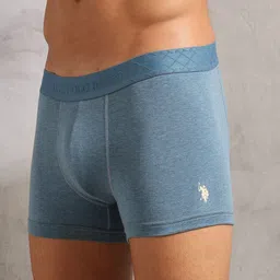 U.S. Polo Assn. Men Moisture Control Breathable Low-Rise Short Trunk PT006-B20-PL image 2