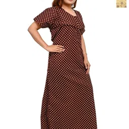 ANKONA Women Pack of 2 Pure Cotton Maxi Nightdress-picture-23