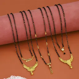 Bhanu diam Women Gold Mangalsutra-image-84