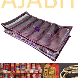 Ajabh Purple Set of 1 Regular Jewellery Organiser Organisers image 2