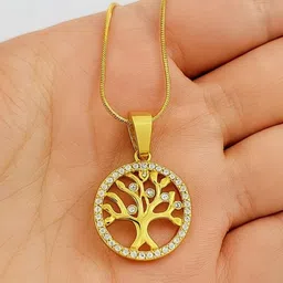MISS ASTUTE Women Gold Pendant image 3