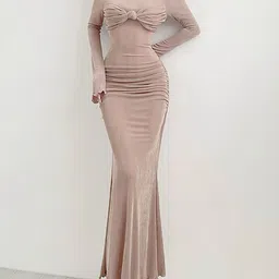 StyleCast x Revolte Women Off-Shoulder Fit & Flare Maxi Dress image 1