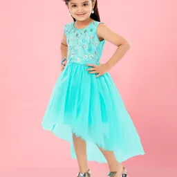 BAESD Floral Net Fit & Flare Dress image 4