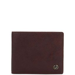 Da Milano Men Woven Design Leather Two Fold Wallet-picture-2