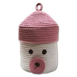 ANA Pink Set of 1 Regular Tote Basket Organisers image 2