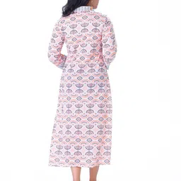 Silselah Printed A-Line Midi Dress image 4