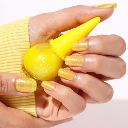 MISS NAILS Ice Cream Long Lasting Nail Polish - 10 ml - Citrus Spark image 4