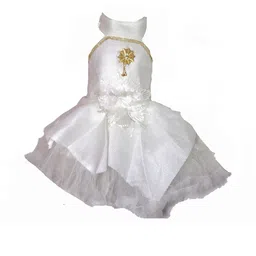 dress collection Baby Girls Midi/Knee Length Festive/Wedding Dress (White, Sleeveless)Nice Dress-picture-20