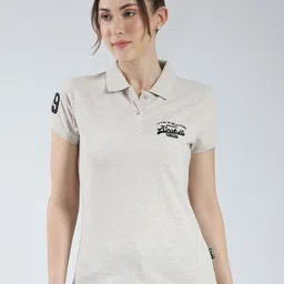 rock.it Women Polo Collar Regular Fit T-shirt-picture-34
