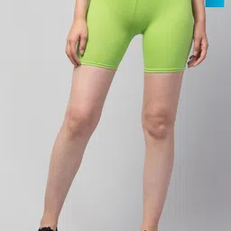 HIRRUX Women Pack of 2 Skinny Fit Low-Rise Cycling Sports Shorts-image-89