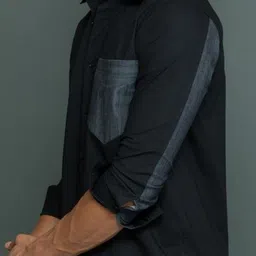 ECHKE Men Custom Opaque Checked Casual Shirt image 2