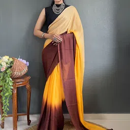 KALINI Pure Crepe Ready to Wear Saree-picture-55
