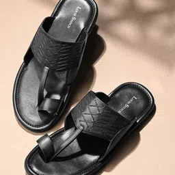 LOUIS STITCH Men Ethnic Leather Comfort Sandals-picture-33