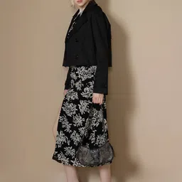 Kazo Women Crop Open Front Jacket image 2