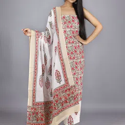 Kwatchi Floral Printed Pure Cotton Unstitched Dress Material-image-72