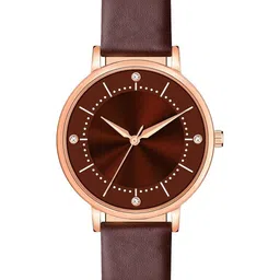 SZN Women Dial & Leather Straps Analogue Watch Ritik BrownF-image-43