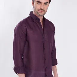 THE BEETEL HOUSE Men Slim Fit Semi Sheer Casual Shirt image 3