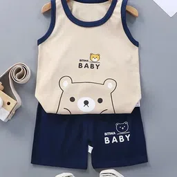 BAESD Kids Pack Of 3 Printed Short Sleeves T-shirt With Shorts image 4