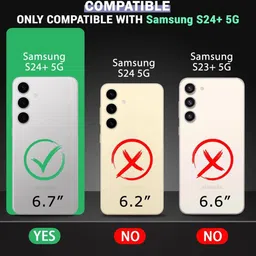 Luxury Kase Solid Printed Samsung Galaxy S24 Plus Back Cover with Portable Kickstand image 3