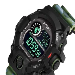 Hala Set Of 2 Men Digital Watch Green-G90-5 image 2