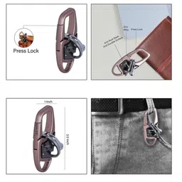 omuda Textured Anti-Rust Metal Key Chain image 3