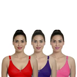 Samvar Multi Cotton Non-Wired Non Padded Minimizer Bra image 1