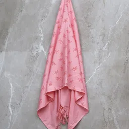 Bichauna Peach Printed Cotton 120 GSM Bath Towel-picture-28