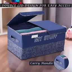 Aura Navy Blue Set of 6 Regular Drawer Organiser Organisers image 3
