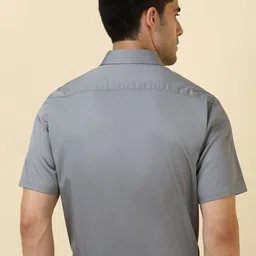 Allen Solly Slim Fit Short Sleeves Pure Cotton Formal Shirt image 2