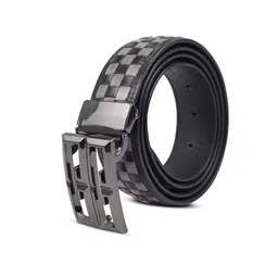 El'Curio Men Woven Design Leather Belt-image-28