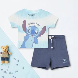 max Boys Printed Pure Cotton T-Shirt With Shorts-picture-29