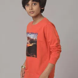 UNDER FOURTEEN ONLY Boys Long Sleeves Printed Sweatshirt image 4