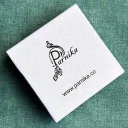 Parnika 92.5 Sterling Silver Set Of 2 Cubic Zirconia Stones Studded Toe Rings image 3