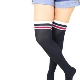 NESKA MODA Black Opaque Stockings-picture-36