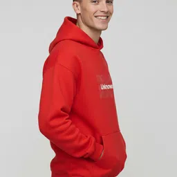 Moda Rapido Men Printed Hooded Sweatshirt image 4