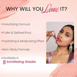 Coloressence Roseate Plumpkin Tinted Lip Gloss - 6 ml- Mocha Shot - PLP- 3 image 3