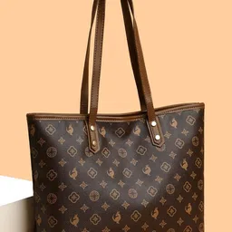 Diva Dale Women Brand Logo Printed Structured Shoulder Bag-image-35