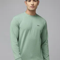 ATLANS Self Design Long Sleeves Regular Fit T-shirt image 1