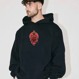 Stitchmeashirt Men Printed Hooded Sweatshirt-picture-18