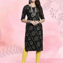 Ethnic basket Women Pack Of 2 Multicoloured Crepe Kurtas image 4