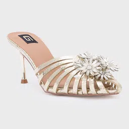 Sole To Soul Textured Party Slim Heeled Mules image 2