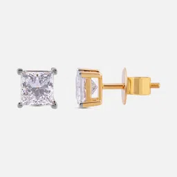 Crash.Club By CKC 18Kt Gold Diamond Studded Earrings - 2.30 g image 3