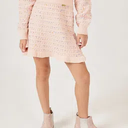 One Friday Girls Flared Above Knee Skirt-picture-26